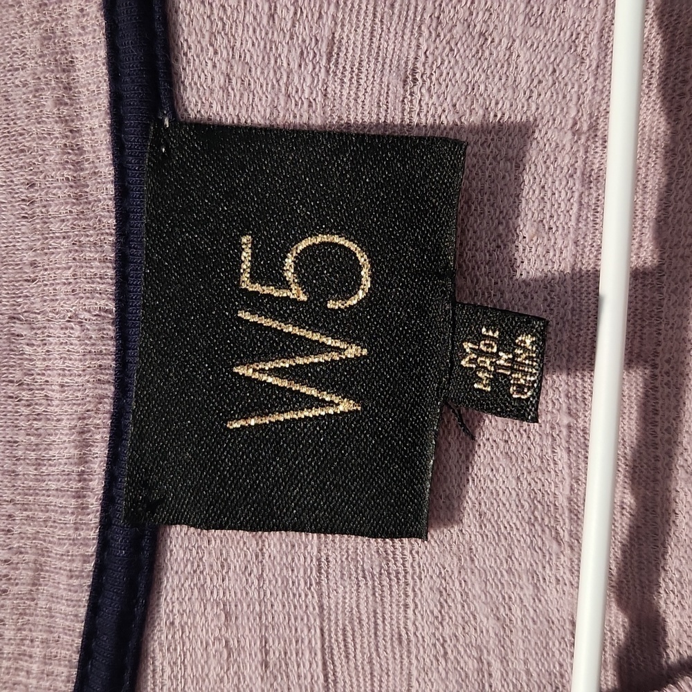 W5 Anthropologie Lavender Purple Knit Halter Top Size Medium - Picture 3 of 4